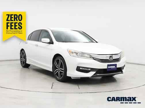 White 2016 Honda Accord Sport