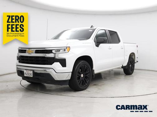 White 2022 Chevrolet Silverado 1500 LT