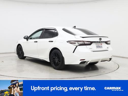 White 2021 Toyota Camry SE Night Shade