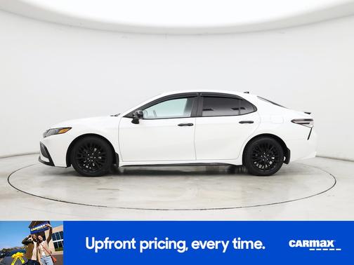 White 2021 Toyota Camry SE Night Shade