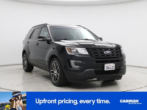Black 2016 Ford Explorer Sport
