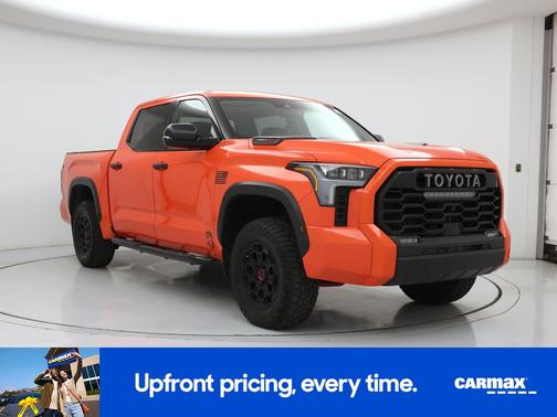 Orange 2022 Toyota Tundra Hybrid TRD Pro