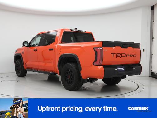 Orange 2022 Toyota Tundra Hybrid TRD Pro