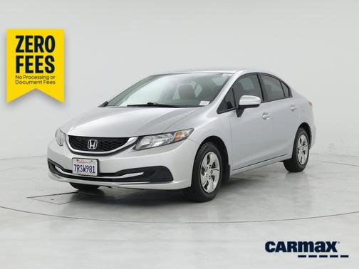 Silver 2014 Honda Civic LX