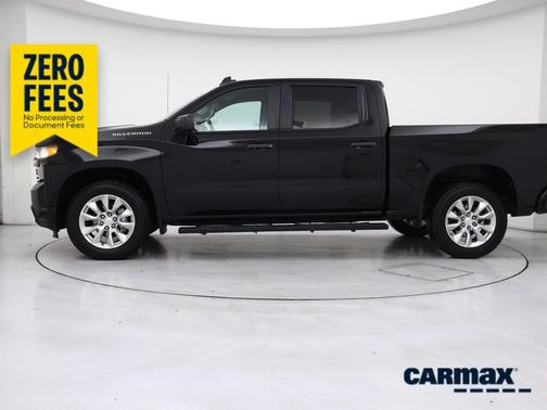 Black 2021 Chevrolet Silverado 1500 Custom