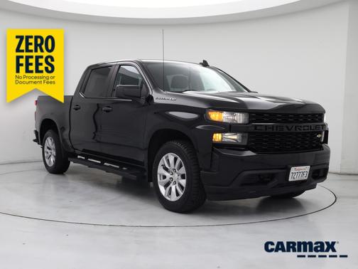 Black 2021 Chevrolet Silverado 1500 Custom