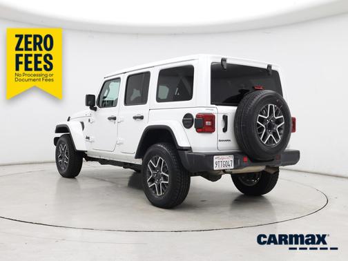 White 2025 Jeep Wrangler Sahara