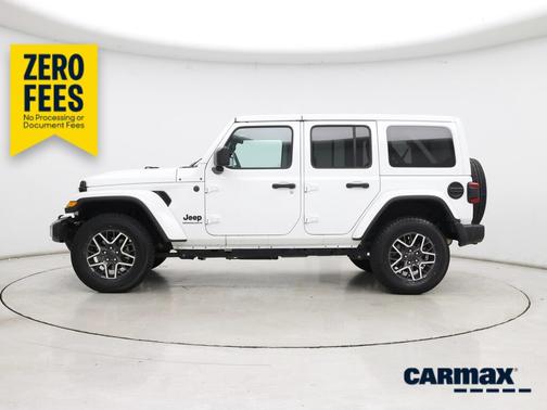 White 2025 Jeep Wrangler Sahara