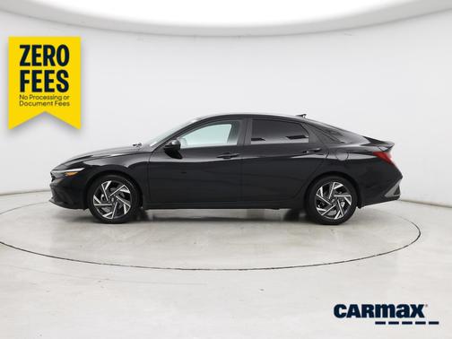 Black 2025 Hyundai ELANTRA HEV Blue