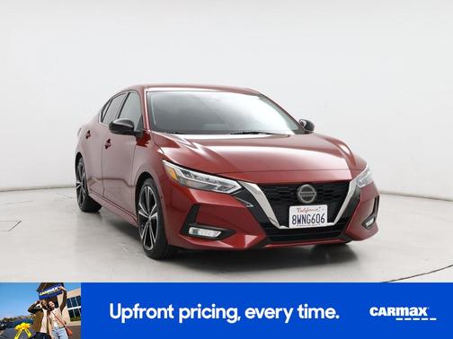 Red 2021 Nissan Sentra SR