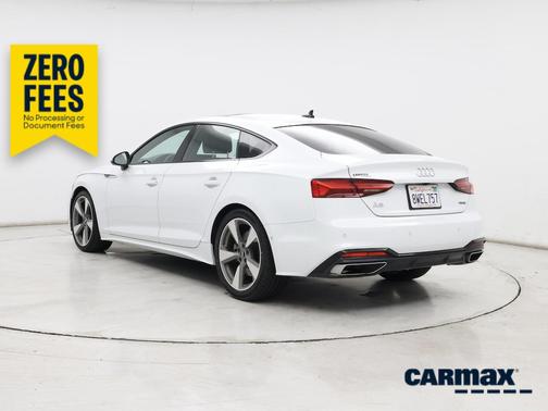 White 2021 Audi A5 Sportback S-Line Prestige