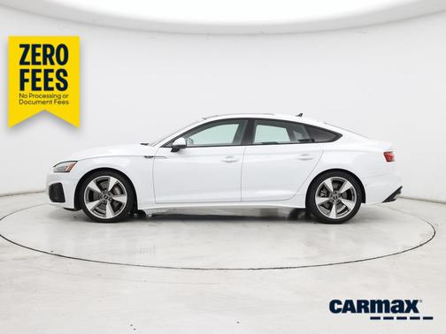White 2021 Audi A5 Sportback S-Line Prestige