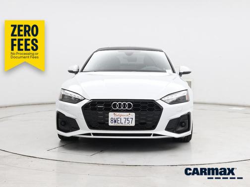 White 2021 Audi A5 Sportback S-Line Prestige