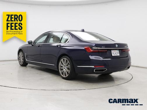 Blue 2022 BMW 750 I xDrive
