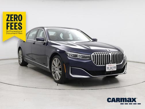 Blue 2022 BMW 750 I xDrive