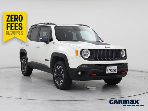 White 2017 Jeep Renegade Trailhawk