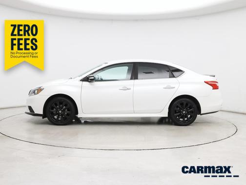 White 2018 Nissan Sentra SR