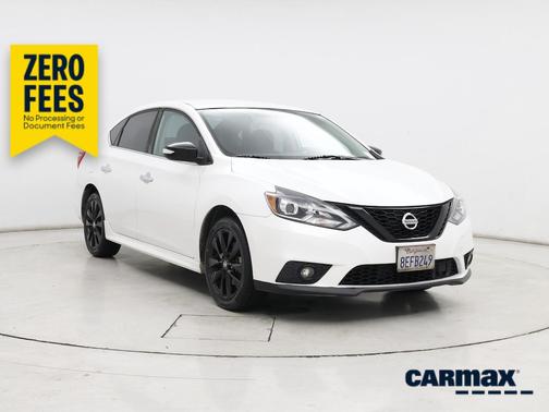 White 2018 Nissan Sentra SR