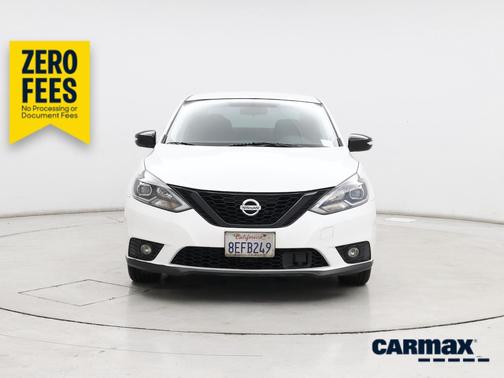 White 2018 Nissan Sentra SR