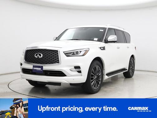 White 2023 INFINITI QX80 Sensory