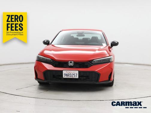 Red 2025 Honda Civic Sport
