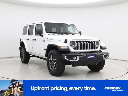 White 2025 Jeep Wrangler Sahara