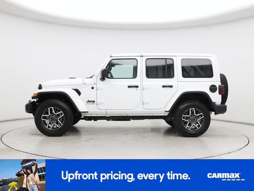 White 2025 Jeep Wrangler Sahara