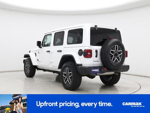 White 2025 Jeep Wrangler Sahara