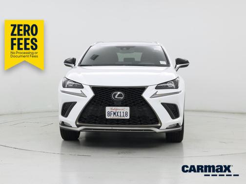 White 2019 Lexus NX 300 F-Sport