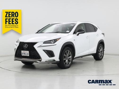 White 2019 Lexus NX 300 F-Sport