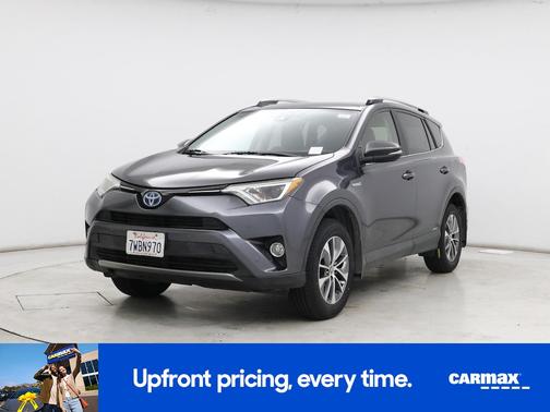 Gray 2017 Toyota RAV4 Hybrid XLE