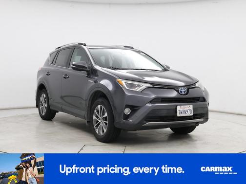 Gray 2017 Toyota RAV4 Hybrid XLE