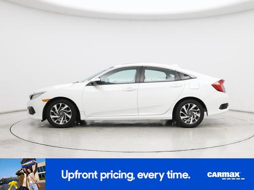 White 2017 Honda Civic EX