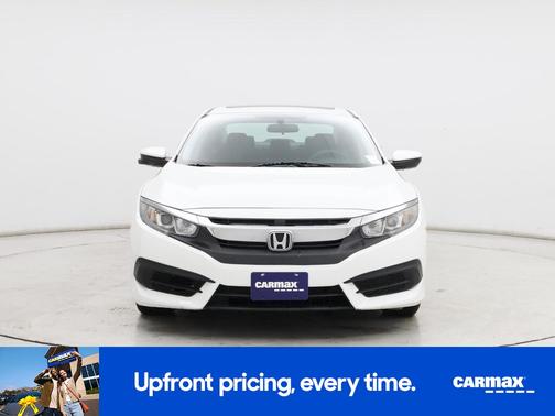White 2017 Honda Civic EX