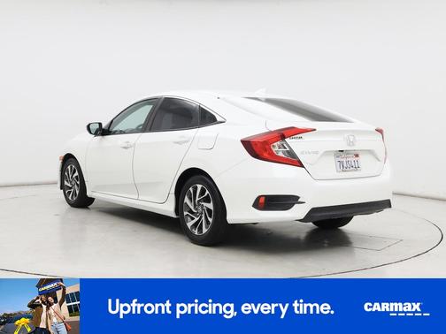 White 2017 Honda Civic EX