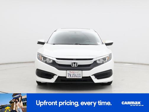 White 2017 Honda Civic EX