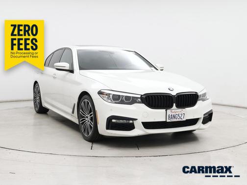 White 2018 BMW 540 I