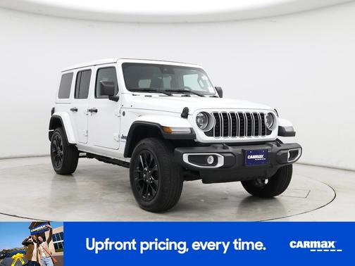 White 2025 Jeep Wrangler 4xe Sahara