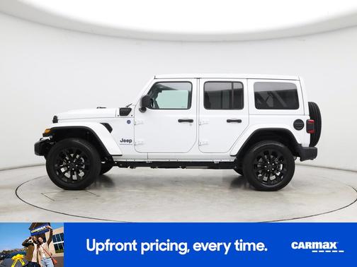 White 2025 Jeep Wrangler 4xe Sahara
