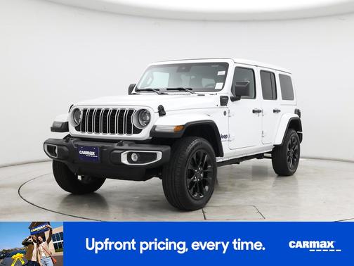 White 2025 Jeep Wrangler 4xe Sahara
