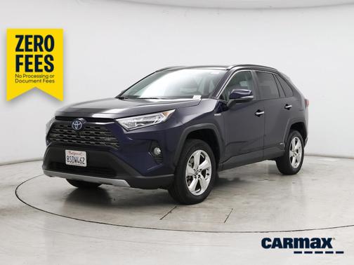 Blue 2020 Toyota RAV4 Hybrid Limited