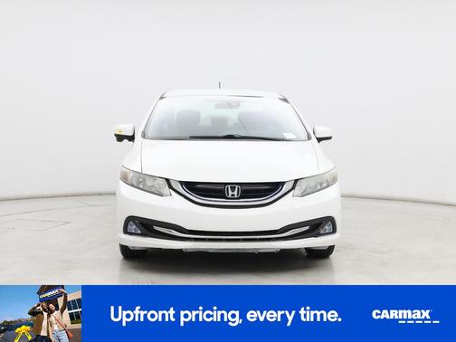 White 2015 Honda Civic Hybrid
