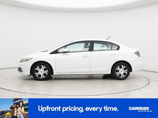 White 2015 Honda Civic Hybrid
