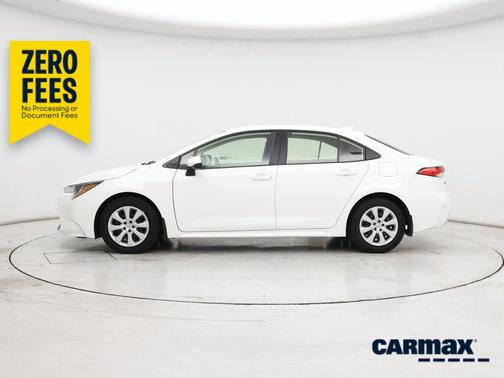White 2022 Toyota Corolla LE