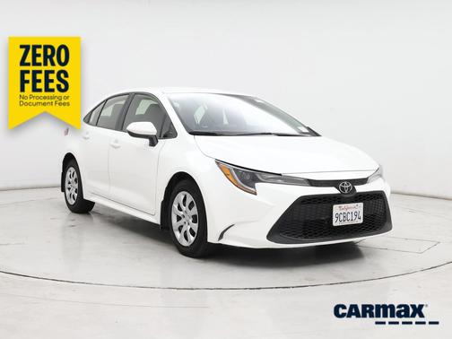 White 2022 Toyota Corolla LE