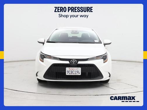 White 2022 Toyota Corolla LE