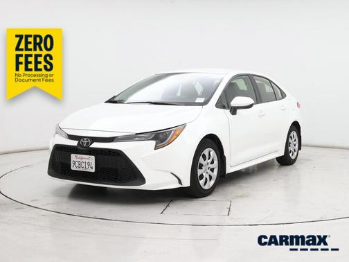 White 2022 Toyota Corolla LE
