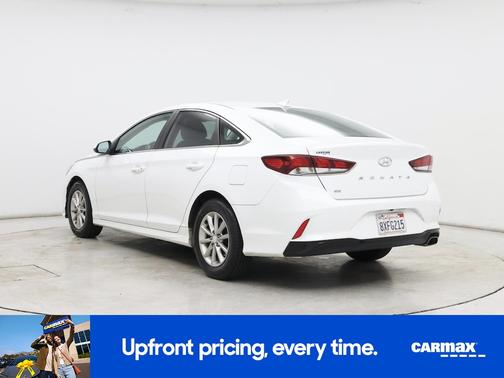 White 2019 Hyundai SONATA SE