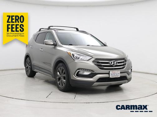Gray 2017 Hyundai Santa Fe Sport Ultimate