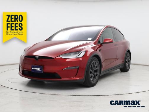 Red 2024 Tesla Model X Long Range